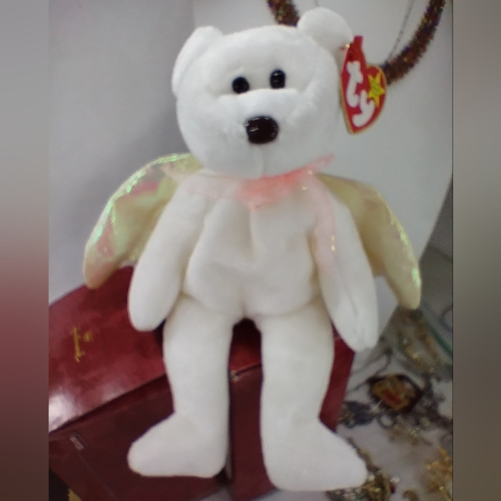 TY Beanie Baby Millennium Vintage 2000 Halo II Bear with Rare Tag